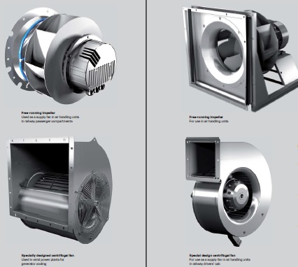 Product range of Rosenberg Fans